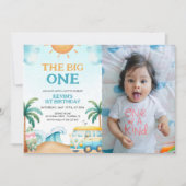 De grote, Surf Verjaardagsfoto Kaart (Voorkant)