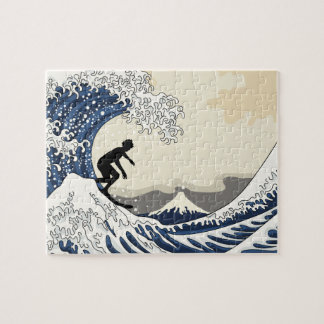 De Grote Surfer van Kanagawa Legpuzzel