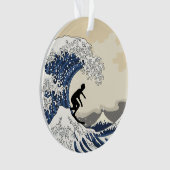 De Grote Surfer van Kanagawa Ornament (voorkant)