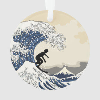 De Grote Surfer van Kanagawa Ornament