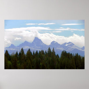 De Grote Tetons Poster