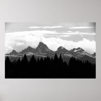 De Grote Tetons Poster