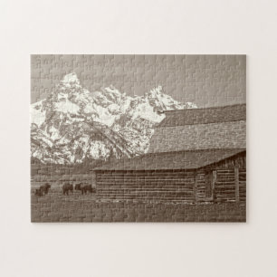 De Grote Tetons van de Moederrow Puzzle Legpuzzel