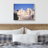 De grote trap van de tempel van Apollo Canvas Afdruk (Insitu (Slaapkamer))
