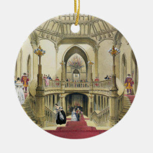 De grote trap, Windsor Castle, van 'A Histo' Keramisch Ornament