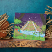 De grote tuinen van Babylon Fotoplaat (Zijkant)