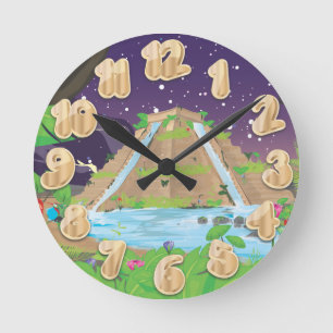 De grote tuinen van Babylon Ronde Klok