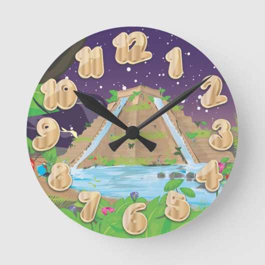 De grote tuinen van Babylon Ronde Klok (Voorkant)