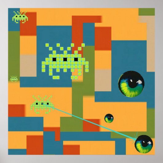 De grote videogame Clash van 1983 Poster (Voorkant)