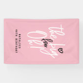 De grote vier oh! banner van 40e verjaardag (Horizontaal)