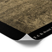 De grote vijandige Lakota Camp SD 1891 Poster (Hoek)