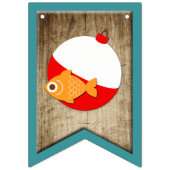 De grote Vist de eerste verjaardag Vlaggetjes (Eerste vlag)