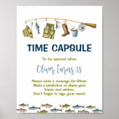 De grote Vist Verjaardag Tijd Capsule teken Poster (Voorkant)