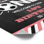 De grote.. | Voetbal 1ste verjaardag Poster (Hoek)