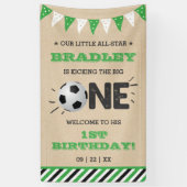 De grote.. | Voetbal 1ste verjaardag Spandoek (Verticaal)