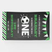 De grote.. | Voetbal 1ste verjaardag Spandoek (Horizontaal)