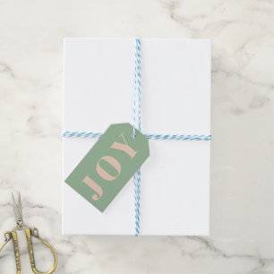 De Grote VREUGDE FUL bloost de Wijze Tekst van de Cadeaulabel