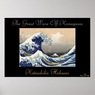 DE GROTE WAVE VAN KANAGAWA POSTER