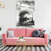 De Grote Westerne Spoorweg, 1846 Canvas Afdruk (Insitu (Woonkamer))