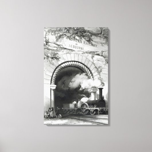 De Grote Westerne Spoorweg, 1846 Canvas Afdruk (Voorkant)