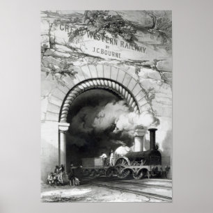 De Grote Westerne Spoorweg, 1846 Poster