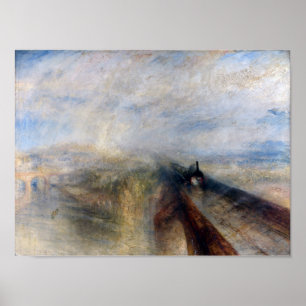 De Grote Westerne Spoorweg, William Turner, 1844 Poster