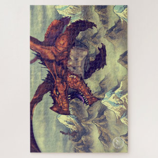 De grote Wyrm Puzzle Legpuzzel