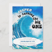 De grote zee-overdrijvende golf van één jaar kaart (Voorkant)