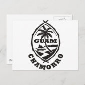 De grote zeehond van Guam Briefkaart (Voorkant / Achterkant)