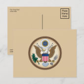 De grote zegel (origineel) briefkaart (Voorkant / Achterkant)