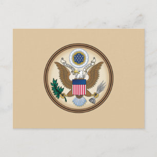 De grote zegel (origineel) briefkaart