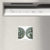 De grote zegel van Edward I Magneet (Insitu (Vaatwasser))