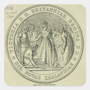 De grote zegel van Nieuw-Zeeland