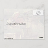 De grote zuster van Fritz Von Uhde Briefkaart (Achterkant)