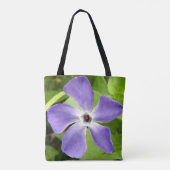 De grotere periwinkle over de Canvas tas van de Dr (Achterkant)