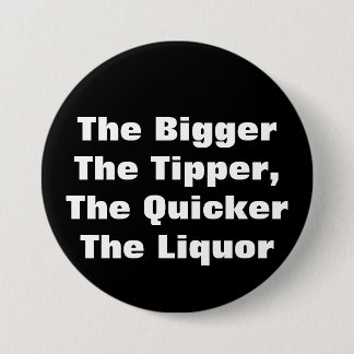 De grotere tipper, de quickerde liquor ronde button 7,6 cm