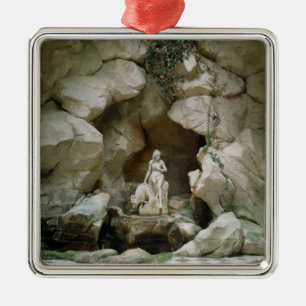 De Grotto van de Laiterie de la Reine Metalen Ornament