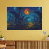 De grotwerghemel canvas afdruk (Insitu (Woonkamer))