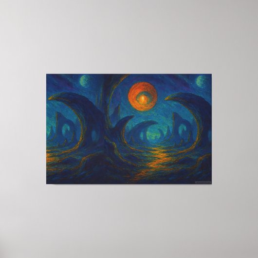 De grotwerghemel canvas afdruk (Voorkant)