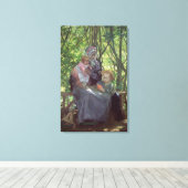 De grove canvas afdruk (Insitu (Houten vloer))