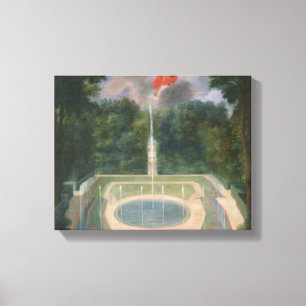 De Groven van Versailles met Mars Canvas Afdruk