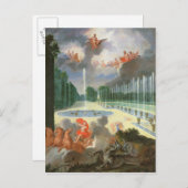 De Groven van Versailles. Uitzicht van Drakenpool Briefkaart (Voorkant / Achterkant)