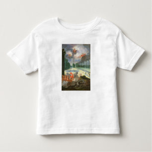 De Groven van Versailles. Uitzicht van Drakenpool Kinder Shirts