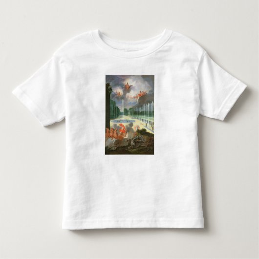 De Groven van Versailles. Uitzicht van Drakenpool Kinder Shirts (Voorkant)