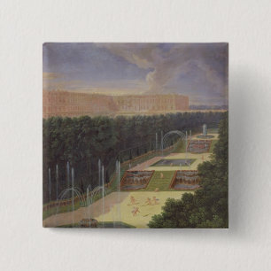 De Groven van Versailles Vierkante Button 5,1 Cm