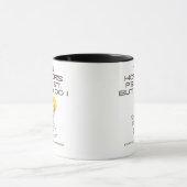 De gruwel blijft bestaan - mok voor het bewustzijn (Midden)