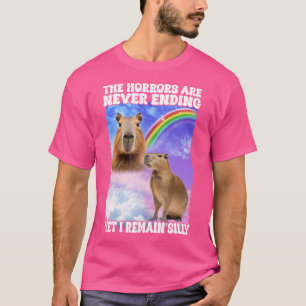 De gruwelen zijn nooit afgelopen, maar ik blijf Ge T-shirt