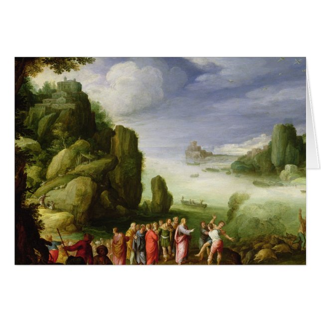 De guérison du Christ possédé de Gerasa, 1608 (Devant horizontal)