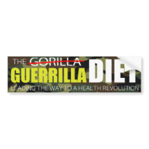 De Guerrilla Diet-Bumpersticker