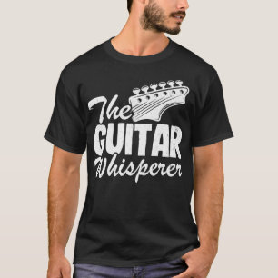 De Guitar Whisperer Guitarist Papa Mannen Gu T-shirt
